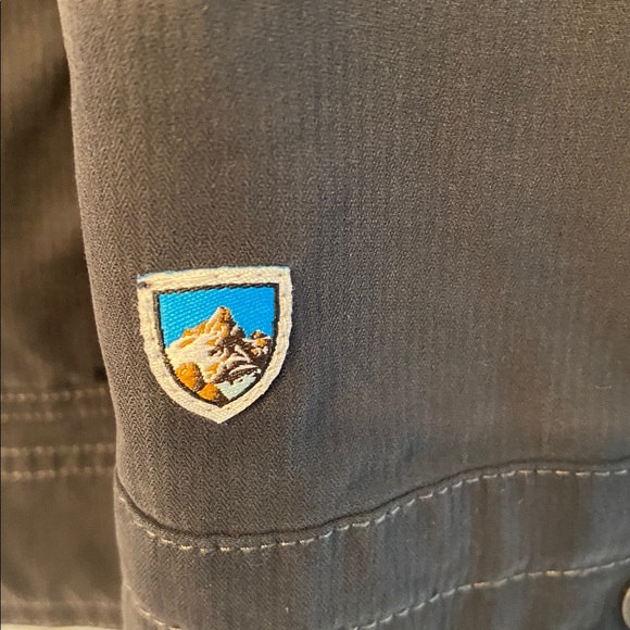 Women’s KUHL Rekon Utility Military Travel Raincoat Jacket DARK GRAY Size Large - Picture 3 of 15